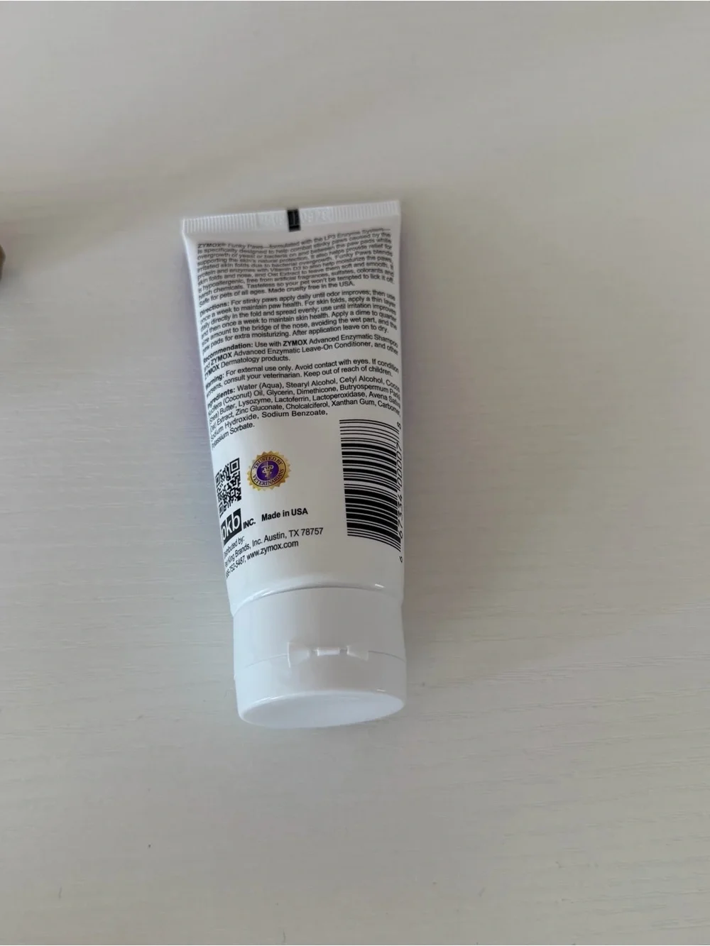 Zymox Funky Paws Paw, Nose & Fold Cream for Dogs & Cats 3.2 oz – Brand New